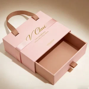 Factory Price OEM Logo Paper Packaging Drawer Gift Jewelry Box Matte Cardboard Small Jewelry Necklace Ring Printed Eco Friendly