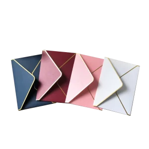Factory Price Sleek Paper Envelopes Multi Color Blank Wedding Invitation Envelope Wedding and Party