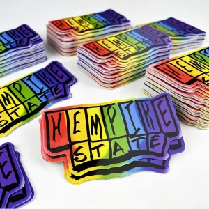 Factory Price UV Resist Weatherproof Self Adhesive Label Printing Durable Die Cut Custom Stickers Bumper Sticker Outdoor Labels