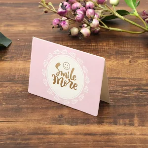 Factory Printing Custom Gold Foil Embossed Thank You Card, Wedding Greeting Cards, Business Cardboard