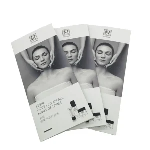 Factory Production Custom Size Poster Folding Single Page Leaflet Design and Printing