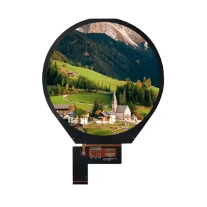 Factory Promotion Price 3.4 Inch TFT LCD Screen Module With 800*800 Dots Matrix Round Mipi Interface
