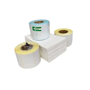 Factory Sample Free Removable Thermal Paper Labels 58*40mm 80*60mm Cold-Resistant PET Eco-Friendly Durable Labels