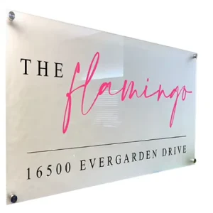 Factory Supply Customized High Quality Office Wall Signage UV Printing Acrylic Sign Board For Company Sign