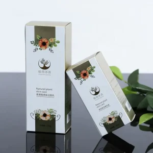 Factory Uv Cosmetics Packaging Folding Carton Box Printing Metallic Foil Product Packaging Boxes with Custom logo