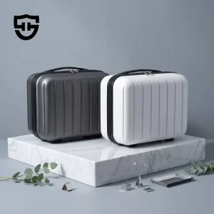 Fashionable Modern Mini ABS Suitcase Cosmetic Bag Classic Simple Lightweight Eco-Friendly Waterproof Unisex Travel Case Luggage