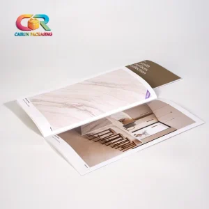 Fast Delivery Low MOQ Saddle Stitching Offset Printing Service for Customized Logo/Graphic Design Company Profiles Product Paper