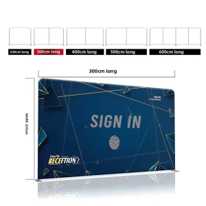 Fast Factory Display Shelf for Exhibition Conference Fast Curtain Show Push Billboard Background Board for Party Banners