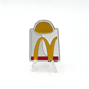 Fast Food Icon Metal Fridge Magnet Durable Enamel Finish Brand Merchandise Promotional Souvenirs