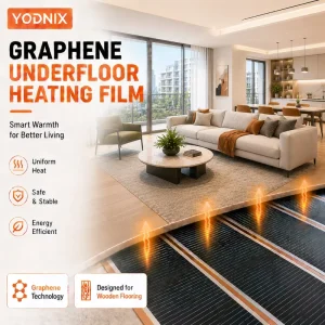 Fast Heating Smart WiFi Floor Heating Film for Villa Gym Commercial Building