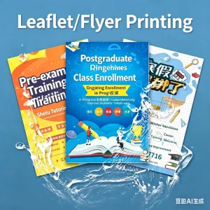 Fast-Turnaround Flyer Printing 7-10 Days Production Worldwide Express Shipping