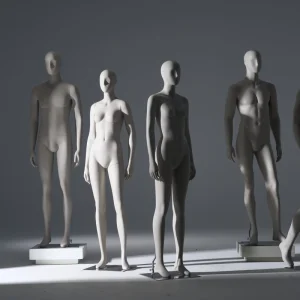 Fiberglass Full Body Dress Form Men’s Mannequin Head Standing Pose Apparel Jewelry Display Luxury Retail Visual