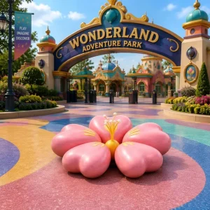 Fiberglass Heart Petal Chair Sculpture Custom FRP Flower Shape Public Bench Statue for Mall Amusement Park Decor
