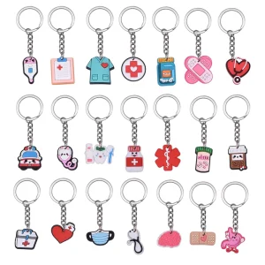 Find Similar Icon Custom 2D 3D Keychain PVC Silicone Custom Your Own logo Silicone Keychain
