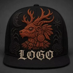 Flat Bill Snapback Embroidery Gorras 5 Panel Hat Trucker Hat Foam Front Mesh Cap West Coast Gothic Chicano Urban Streetwear