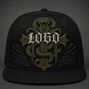 Flat Bill Snapback Embroidery Gorras 5 Panel Hat Trucker Hat Foam Front Mesh Cap West Coast Gothic Chicano Urban Streetwear Bulk
