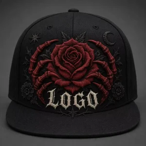 Flat Bill Snapback Embroidery Gorras 5 Panel Hat Trucker Hat Foam Front Mesh Cap West Coast Gothic Chicano Urban Streetwear Bulk