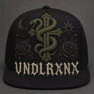 Flat Bill Snapback Embroidery Gorras 5 Panel Hat Trucker Hat Foam Front Mesh Cap West Coast Gothic Chicano Urban Streetwear Bulk