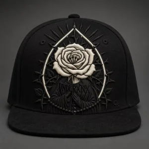 Flat Bill Snapback Embroidery Gorras 5 Panel Hat Trucker Hat Foam Front Mesh Cap West Coast Gothic Chicano Urban Streetwear Bulk