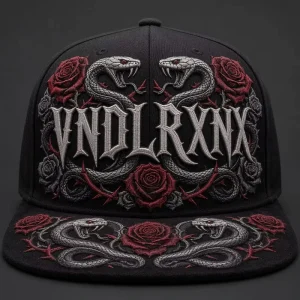Flat Bill Snapback Embroidery Gorras 5 Panel Hat Trucker Hat Foam Front Mesh Cap West Coast Gothic Chicano Urban Streetwear Bulk