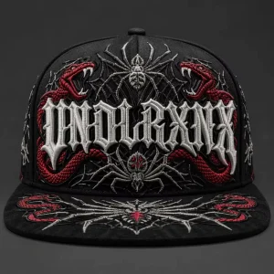 Flat Bill Snapback Embroidery Gorras 5 Panel Hat Trucker Hat Foam Front Mesh Cap West Coast Gothic Chicano Urban Streetwear Bulk