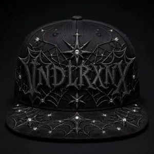 Flat Bill Snapback Embroidery Gorras 5 Panel Hat Trucker Hat Foam Front Mesh Cap West Coast Gothic Chicano Urban Streetwear Bulk