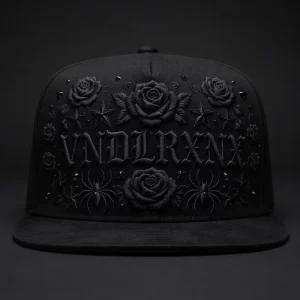 Flat Bill Snapback Embroidery Gorras 5 Panel Hat Trucker Hat Foam Front Mesh Cap West Coast Gothic Chicano Urban Streetwear Bulk