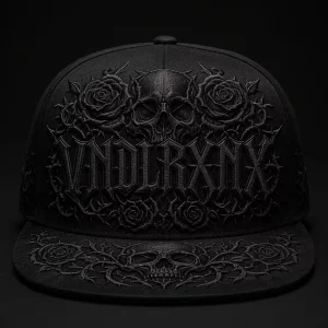 Flat Bill Snapback Embroidery Gorras 5 Panel Hat Trucker Hat Foam Front Mesh Cap West Coast Gothic Chicano Urban Streetwear Bulk