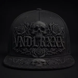 Flat Bill Snapback Embroidery Gorras 5 Panel Hat Trucker Hat Foam Front Mesh Cap West Coast Gothic Chicano Urban Streetwear Bulk
