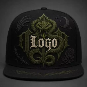 Flat Bill Snapback Embroidery Gorras 5 Panel Hat Trucker Hat Foam Front Mesh Cap West Coast Gothic Chicano Urban Streetwear Bulk
