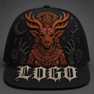 Flat Bill Snapback Embroidery Gorras 5 Panel Hat Trucker Hat Foam Front Mesh Cap West Coast Gothic Chicano Urban Streetwear Bulk