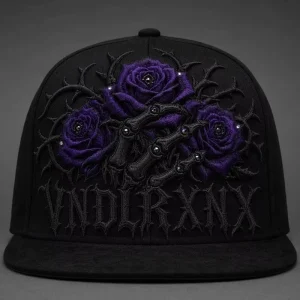Flat Bill Snapback Embroidery Gorras 5 Panel Hat Trucker Hat Foam Front Mesh Cap West Coast Gothic Chicano Urban Streetwear Bulk