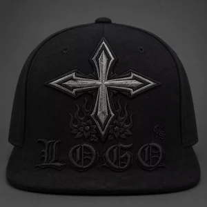 Flat Bill Snapback Embroidery Gorras 5 Panel Hat Trucker Hat Foam Front Mesh Cap West Coast Gothic Chicano Urban Streetwear Bulk