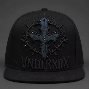 Flat Bill Snapback Embroidery Gorras 5 Panel Hat Trucker Hat Foam Front Mesh Cap West Coast Gothic Chicano Urban Streetwear Bulk