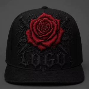 Flat Bill Snapback Embroidery Gorras 5 Panel Hat Trucker Hat Foam Front Mesh Cap West Coast Gothic Chicano Urban Streetwear Bulk