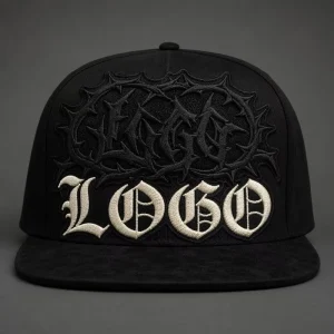 Flat Bill Snapback Embroidery Gorras 5 Panel Hat Trucker Hat Foam Front Mesh Cap West Coast Gothic Chicano Urban Streetwear Bulk