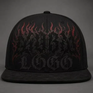 Flat Bill Snapback Embroidery Gorras 5 Panel Hat Trucker Hat Foam Front Mesh Cap West Coast Gothic Chicano Urban Streetwear Bulk