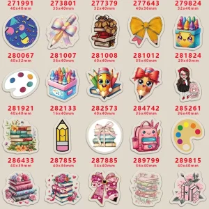 Flatback Resin DIY Craft Planar Cartoon Acrylic Summer Spring Floral Resin Custom Flatback Planar