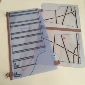 Flexible Size Clear PVC Sheet Transparent Garment Sewing Template