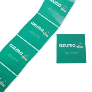 Flexible Soft PP Synthetic Labels, Flexo Offset Printed Waterproof Oilproof Square Custom-Shape Plastic Stickers