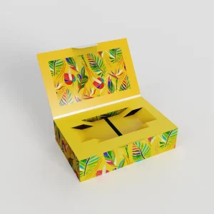 Flip Box Premium Packaging Box Foldable Box Card Insert Box