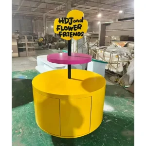 Floor Free Standing Display Cosmetic Fixtures, Whole Shop Furniture Manufacture, Flower Display Stand