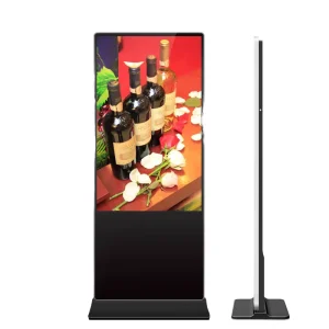 Floor Standing IP65 Digital Signage Display 55 Inch Interactive Advertising Screen Animation Support Wide Viewing Angle Elevator