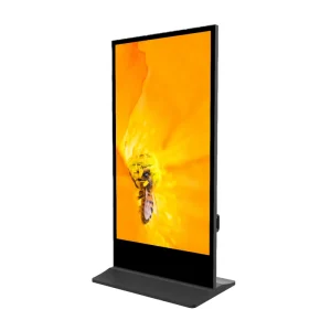 Floor Standing Indoor LCD Digital Signage Player Kiosk CMS Software Vertical Advertising Billboards For Shopping Mall