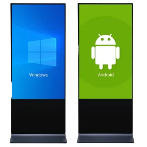 Floor Standing WiFi Touch Screen Kiosk Interactive 86 Inch Digital Signage LCD Advertising Display Outdoor Indoor Shopping Malls