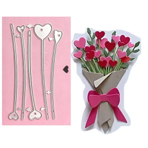 Floral Bouquet Metal Die Cut Embossing Template Tool for DIY Scrapbooking Cardmaking and Album Decoration