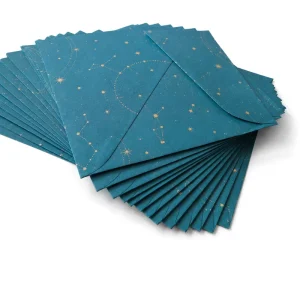Foil Stamped Paper Envelope C6 Size Corporate Gift Business Card Packaging