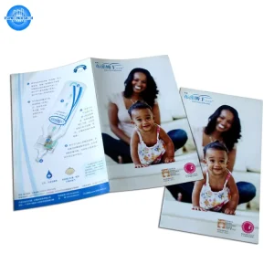 Fold Brochure Printing,commercial Folded Leaflet with Custom Size