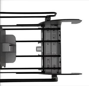 Foldable Freestanding Auto Feed Pusher Rack Heavy Duty Plastic Hang Type for Supermarket Use