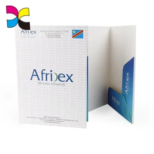 Folder Custom Printing Leaflet Gloss or Matte Lamination High Quality Offset Printing Factory Direct Paper